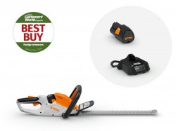 Stihl HSA 30 Cordless Hedge Trimmer with AS 2 battery and AL 1 charger: for trimming jobs in home gardens